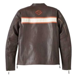 Men’s Victory Lane II Java Brown Harley-Davidson Leather Jacket