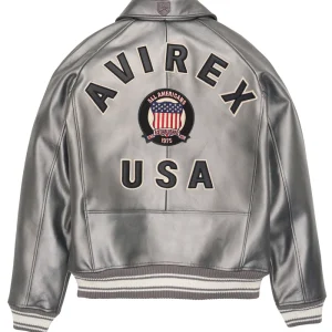 Pewter Metallic Icon Limited Edition Leather Jacket